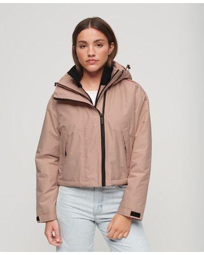 Superdry Code Sd-windcheater Jacket - Natural