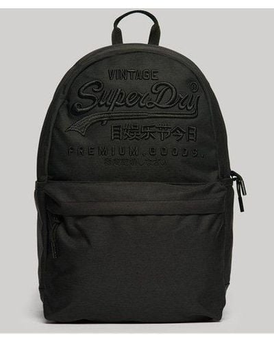 Superdry Heritage Montana Backpack Gray Size: 1size - Black