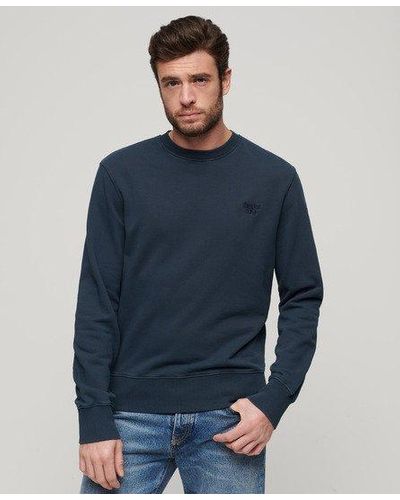 Superdry Vintage Washed Sweatshirt - Blue