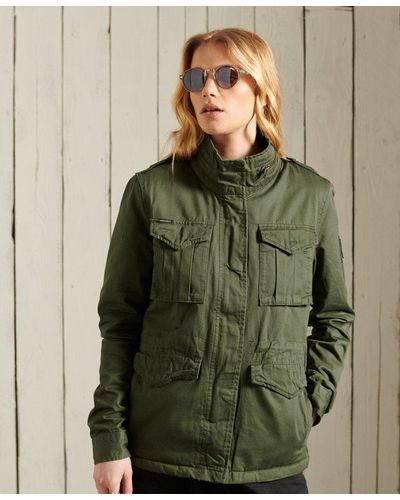Superdry Classic Rookie Borg Jacket - Green
