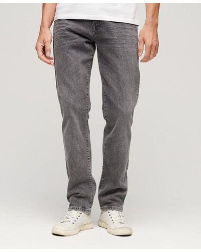 Superdry Vintage Slim Straight Jeans - Grey