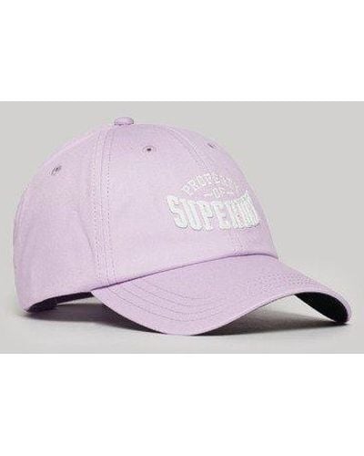Superdry Graphic Baseball Cap - Purple