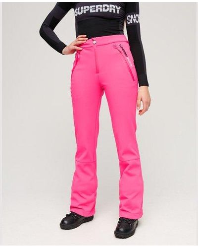Superdry Sport Ski Softshell Slim Trousers - Pink