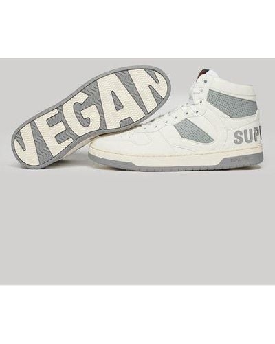 Superdry Vegan Jump High Top Sneakers - Metallic