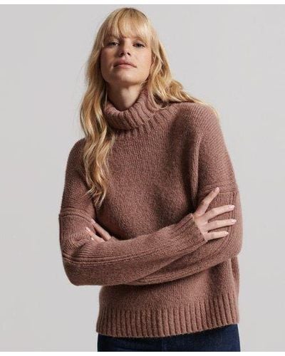 Superdry Studios Chunky Roll Neck Sweater - Multicolor