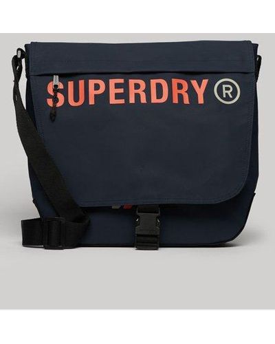 Superdry Tarp Messenger Bag - Blue