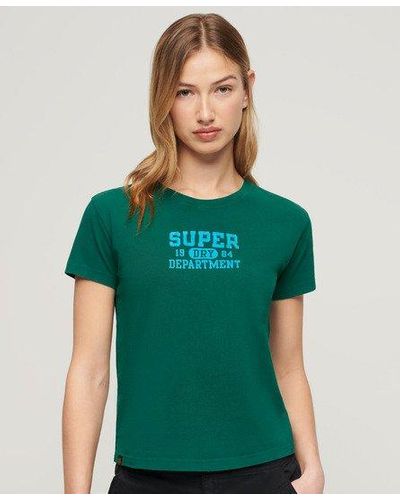 Superdry Super Athletics Fitted T-shirt - Green