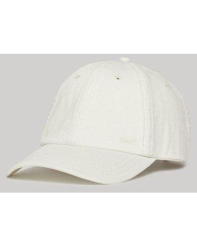 Superdry Vintage Embroidered Cap - White