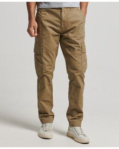 Superdry Organic Cotton Core Cargo Pants - Natural