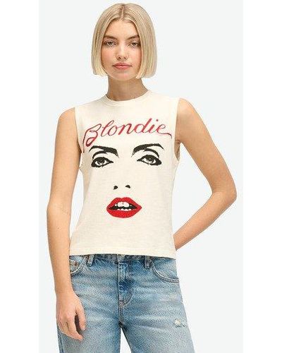 Superdry Blondie X Fitted Tank Top - White