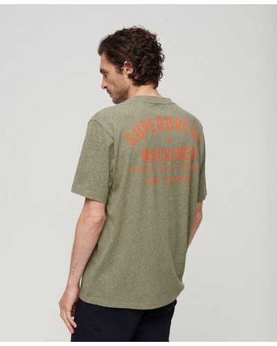 Superdry T-shirt à motif workwear trade - Vert