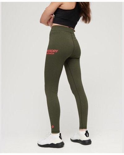 Superdry Core Sports High Waisted leggings - Green