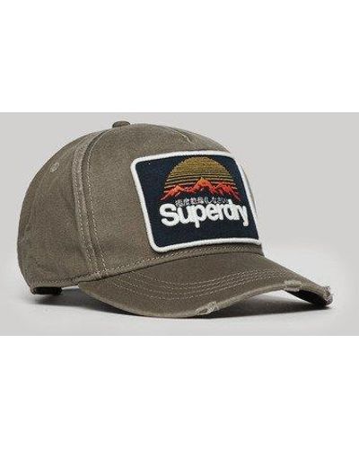 Superdry Casquette camionneur à logo graphique - Métallisé