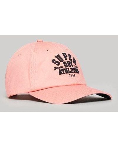 Superdry Graphic Baseball Cap - Pink