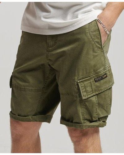 Superdry Organic Cotton Core Cargo Shorts - Green