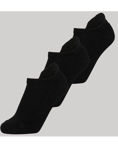 Superdry Sneaker Sock 3 Pack - Black