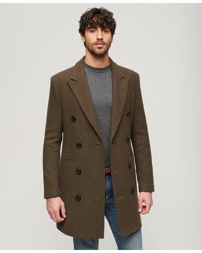 Superdry The Merchant Store - Town Coat - Brown