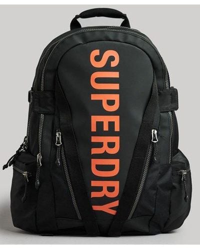 Superdry Mountain Tarp Graphic Backpack Black Size: 1size