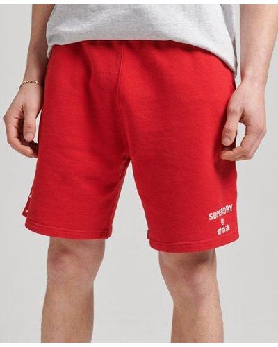 Superdry Code Core Sport Shorts - Red