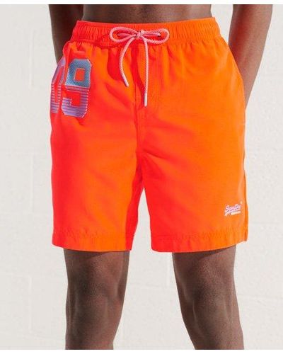 Superdry Waterpolo Swim Shorts - Orange