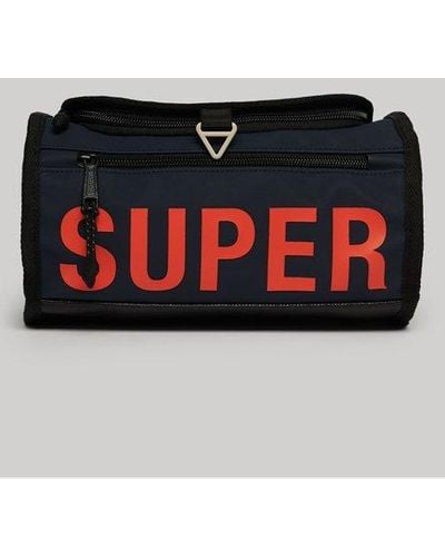 Superdry Tarp Wash Bag - Black