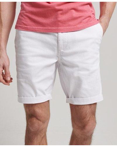 Superdry Vintage International Shorts - White