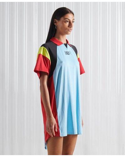 Superdry Sdx robe style football sdx en édition limitée - Rouge