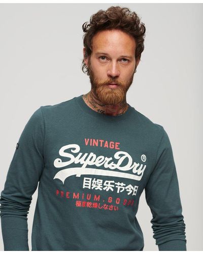 Green Superdry T-shirts for Men | Lyst
