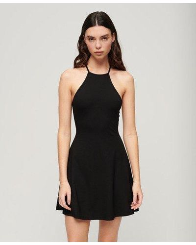 Superdry Mini Jersey Fit-and-flare Dress - Black