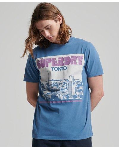 Superdry Vintage Photographic T-shirt - Blue