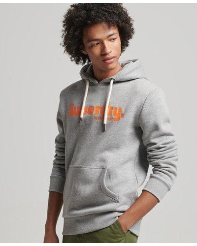 Superdry Vintage Terrain Classic Hoodie - Grey