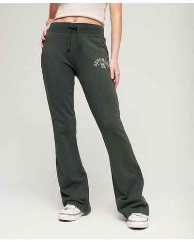 Superdry Athletic Essential Jersey joggingbroek Met Wijde Pijpen - Groen