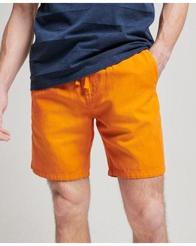 Superdry Vintage Overdyed Shorts - Orange