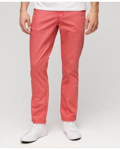 Superdry International Chino Trousers - Red