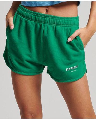 Superdry Code Core Sport Sweat Shorts - Green