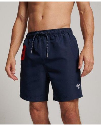 Superdry Polo Recycled Swim Shorts - Blue