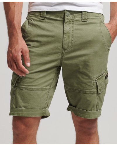 Superdry Organic Cotton Core Cargo Shorts Green / Classic Camo