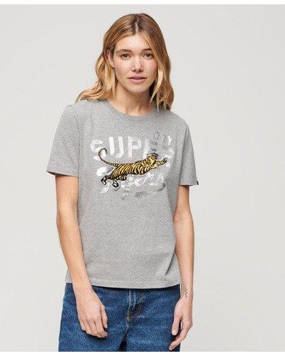 Superdry Reworked Classics T-shirt - Gray