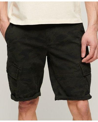 Superdry Organic Cotton Core Cargo Shorts - Black