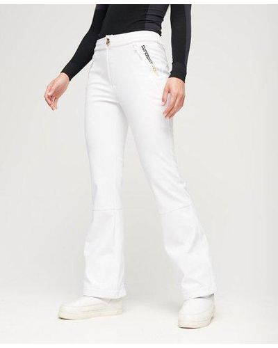 Superdry Sport Ski Softshell Slim Trousers - White