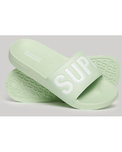 Superdry Sandales de piscine véganes core - Vert