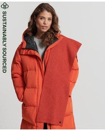 Superdry Écharpe luxe - Rouge