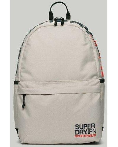 Superdry Ladies Classic Embroidered Logo Wind Yachter Montana Backpack - White
