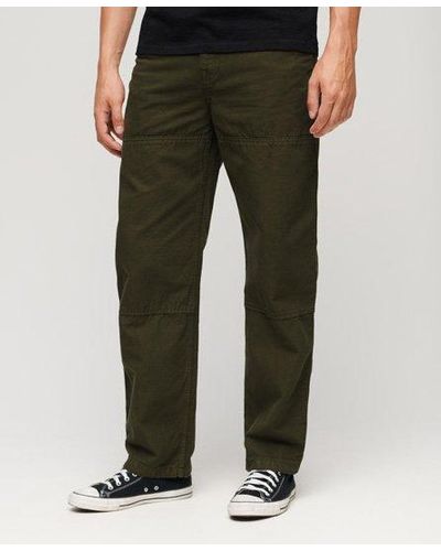 Superdry Carpenter Trousers - Size: 32/34 - Green