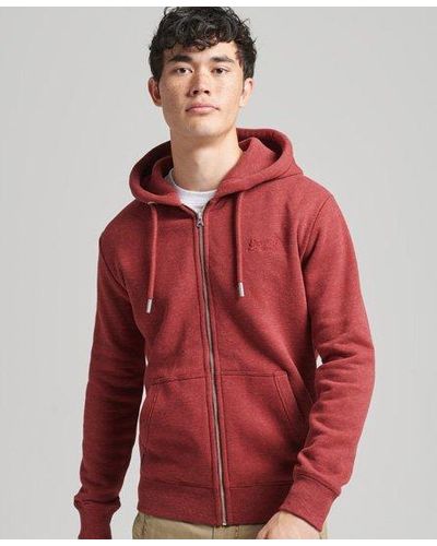 Superdry Organic Cotton Vintage Logo Embroide - Red