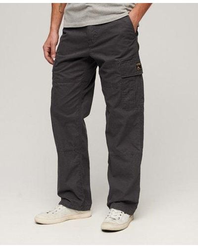 Superdry Vintage baggy Cargo Pants - Gray
