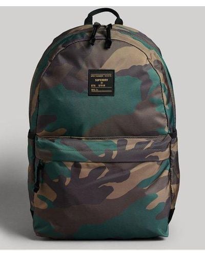 Superdry Printed Montana Backpack Green Size: 1size