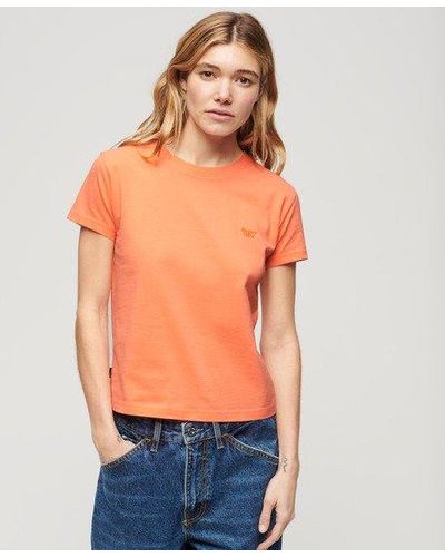 Superdry Essential Logo 90s T-shirt - Orange