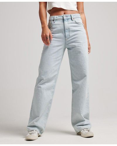 Superdry Wide-leg jeans for Women | Online Sale up to 70% off | Lyst