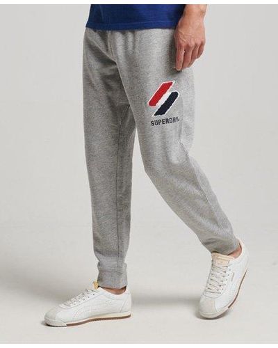 Superdry Code Logo Chenille joggers - Grey